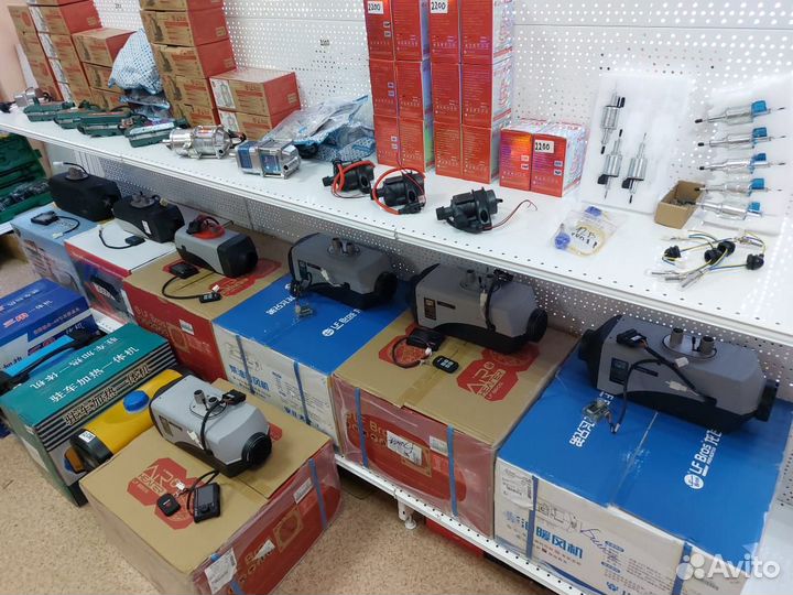 Автономный отопитель, сухой фен 12В, 24В