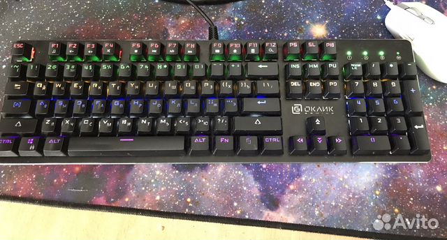Игровая механическая клавиатура oklik кастом