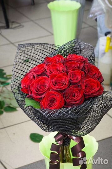 Цветы розы букет