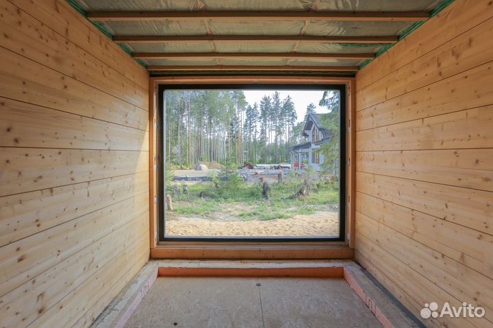 Наклонно-сдвижные оконные порталы