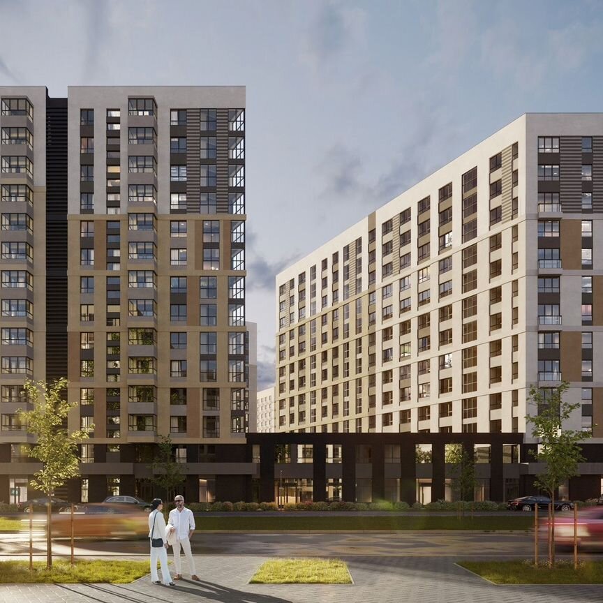 2-к. квартира, 60,9 м², 11/14 эт.