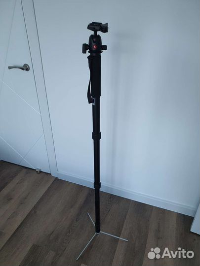 Монопод benro mp-98m8/голова manfrotto 496rc2