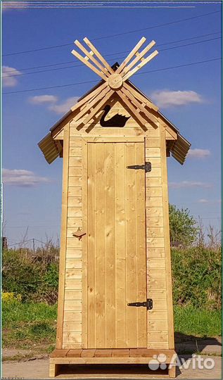 Уличный туалет прямоугольник цчв 610