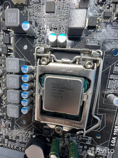 Материнская плата LGA 1155 + i5 3570