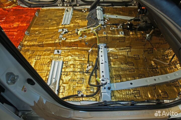 Комплект шумоизоляции на пол салона