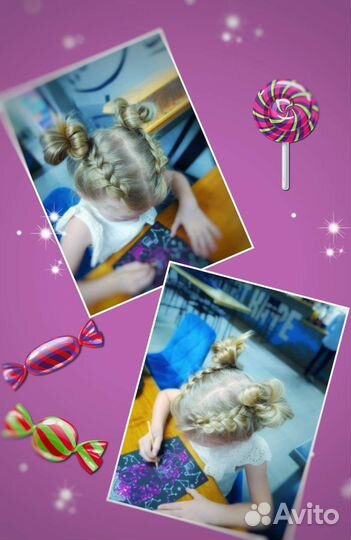 Плетение кос, свадебные,вечерние прически