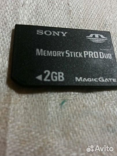 Карта памяти Sony Memory Stick Pro Duo 2gb