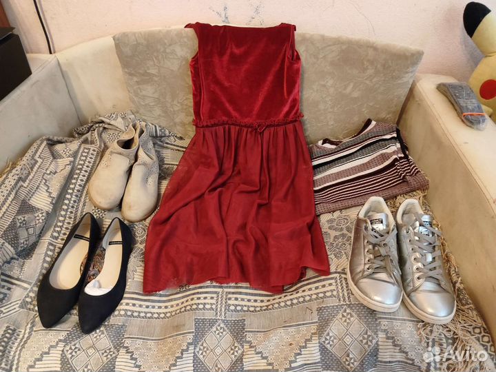 Вещи пакетом на девочку размер 134 140