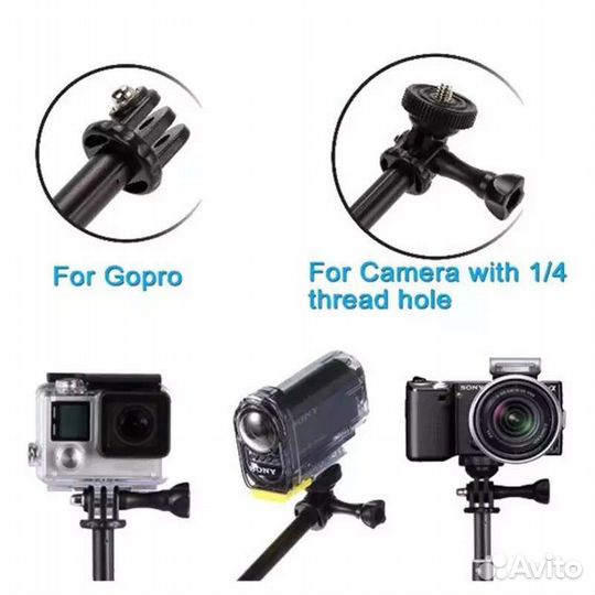Палка монопод легкий gopro, sony, xiaomi