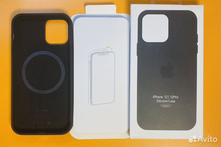 Чехол на iPhone 12/12 pro magsafe чёрный