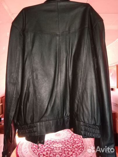 Кожаная куртка мужская