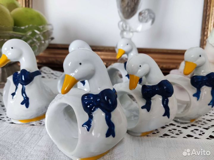 Винтажные уточки старая Германия комплект 6 шт