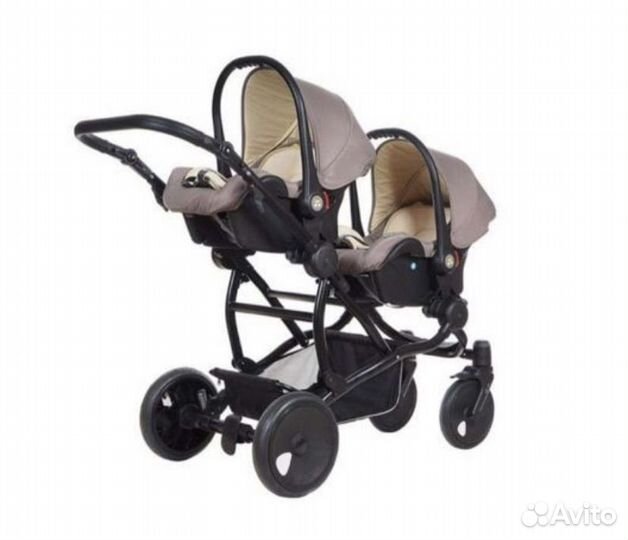 Коляска для двойни 3в1 Tutis