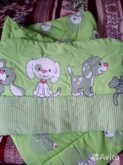 Бортики и балдахин в кроватку