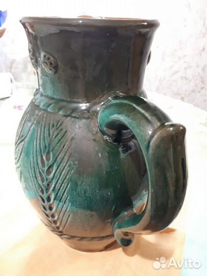 Кувшин, кунгурская керамика, Ручная работа