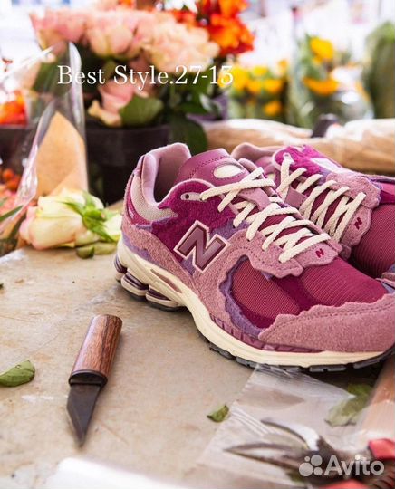 Кроссовки new balance 2002r розовые кеды