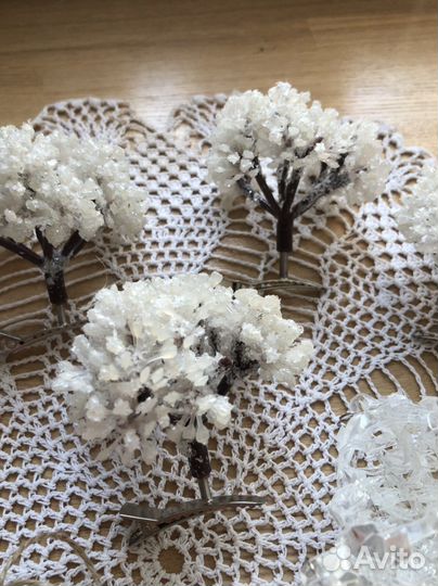 Новые елочные игрушки люстра цветок прищепка