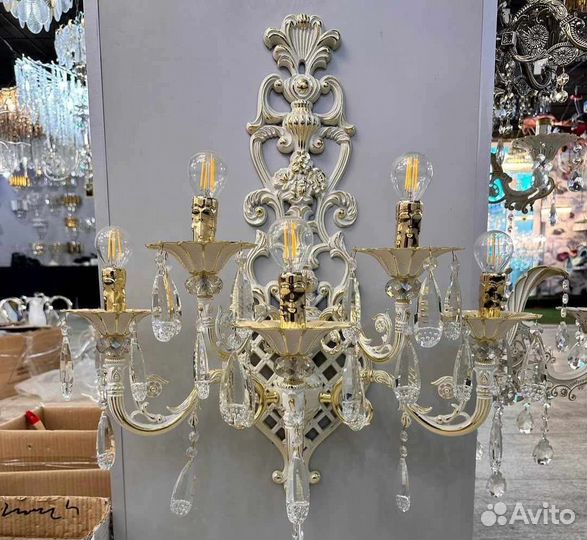 Бра хрустальное