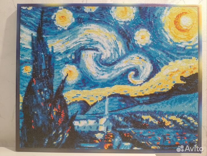 Алмазная мозайка на подрамнике