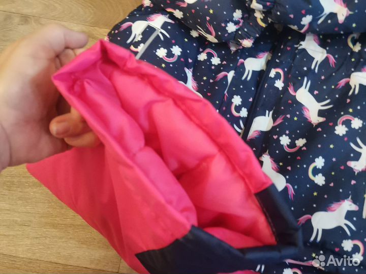 Зимний комбинезон для девочки 116 122