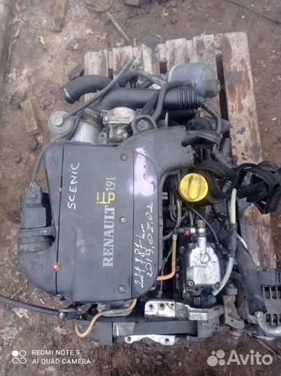 Двигатель Рено в сборе 1,9TDI F9Q A 736 98-05г