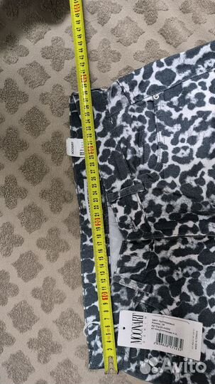 Джинсы леопардовые новые