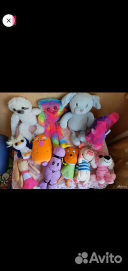 Мягкие игрушки, пупсы