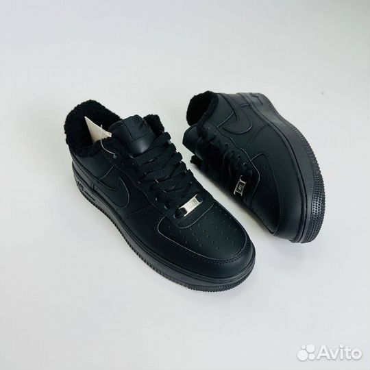 Кроссовки мужские зимние nike air force 1