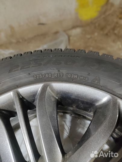 Колеса 225 60 R17 зимние