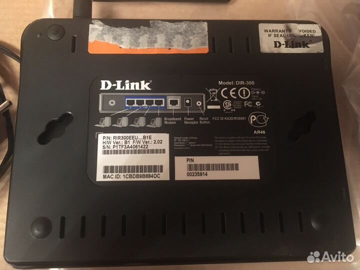 WI FI Роутер D link Dir 300