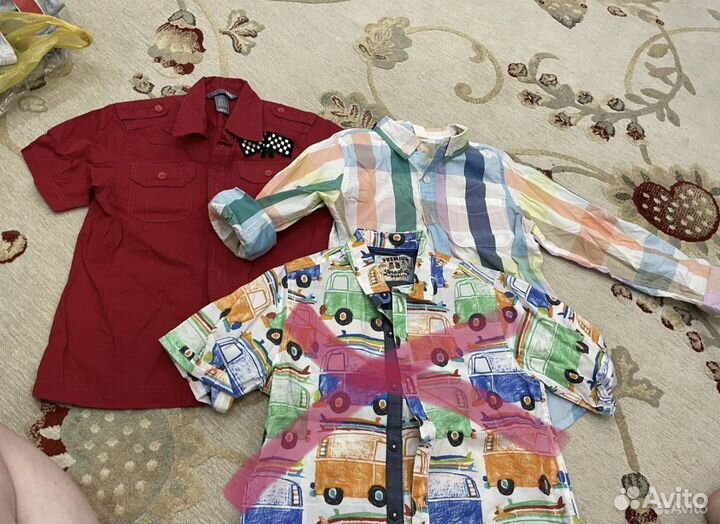 Рубашки next gap H&M 116 р