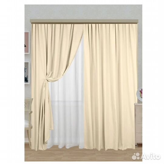 Новый комплект штор 300*270 2 полотна