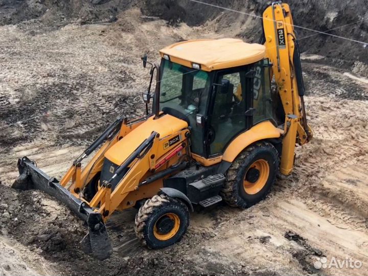 Услуги экскаватора погрузчика JCB / аренда jсb