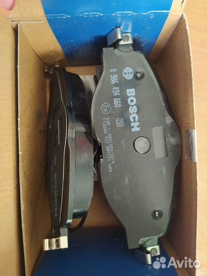 Тормозные колодки bosch