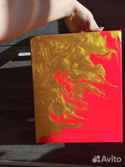 Картины на холсте, флюид арт