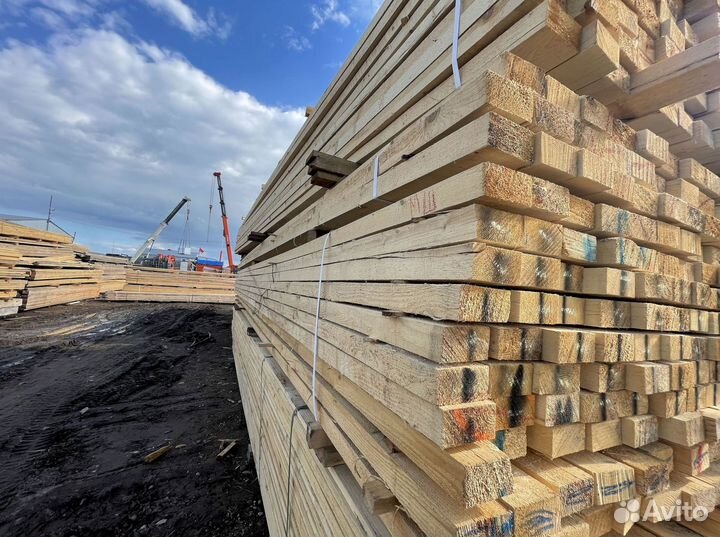 Доска обрезная 25х100