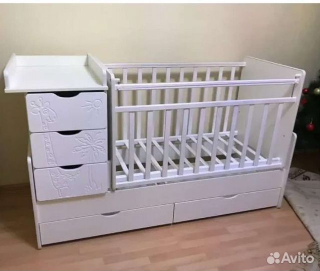 Детская кроватка+матрас