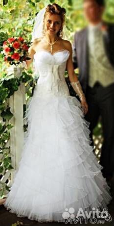 Свадебное платье Rosalli с фатой и перчатками