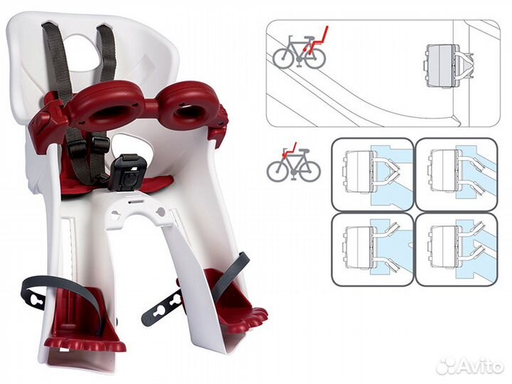 Велокресло детское Bellelli Freccia B-Fix