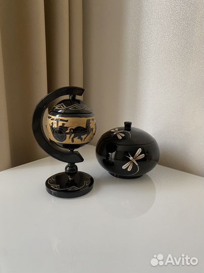 Пепельница и шкатулка