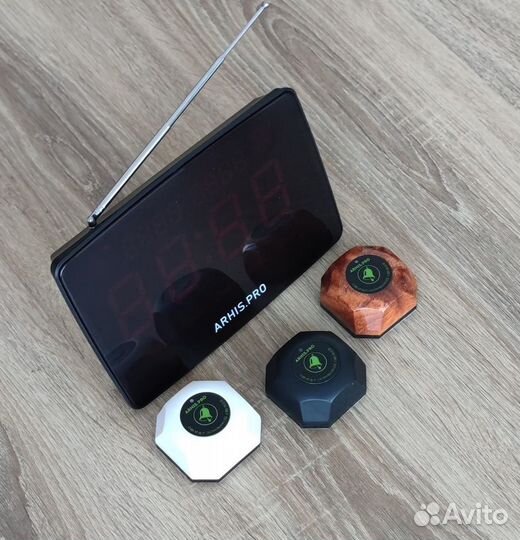 Кнопки вызова официанта Бургер и табло вызова