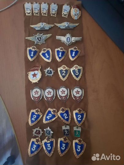 Армейские значки СССР