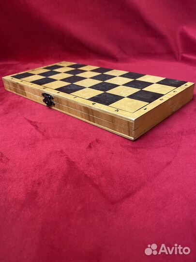 Шашки-шахматы СССР №140 карболитовые