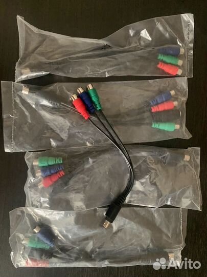 Кабель, питания, интернет, переходник, тюльпан