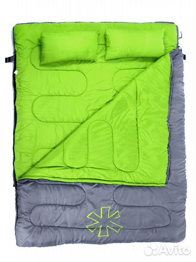 Мешок-одеяло спальный norfin alpine comfort double