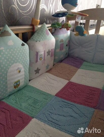 Бортики в детскую кроватку