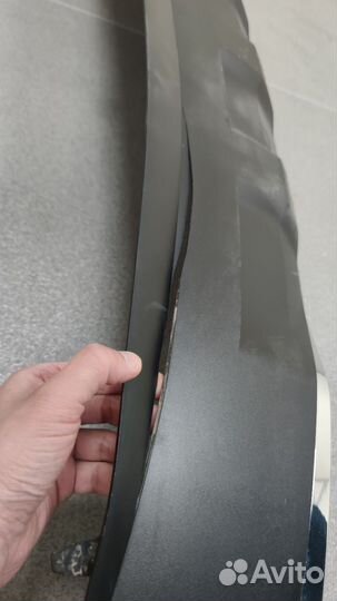 Накладка на задний бампер geely mojaro