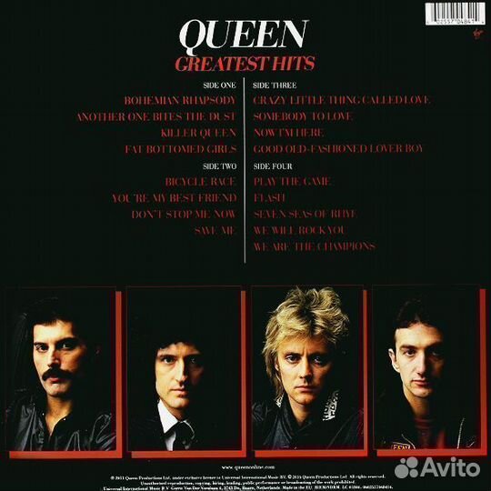 Queen Greatest Hits (2Винил)