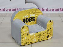 Мягкое детское кресло I'm the boss