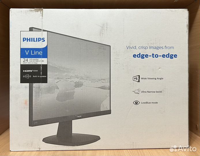 Монитор Philips 243V7qdab 23.8